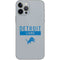 NFL Detroit Lions Grey Performance Series iPhone 12 Pro Skin
